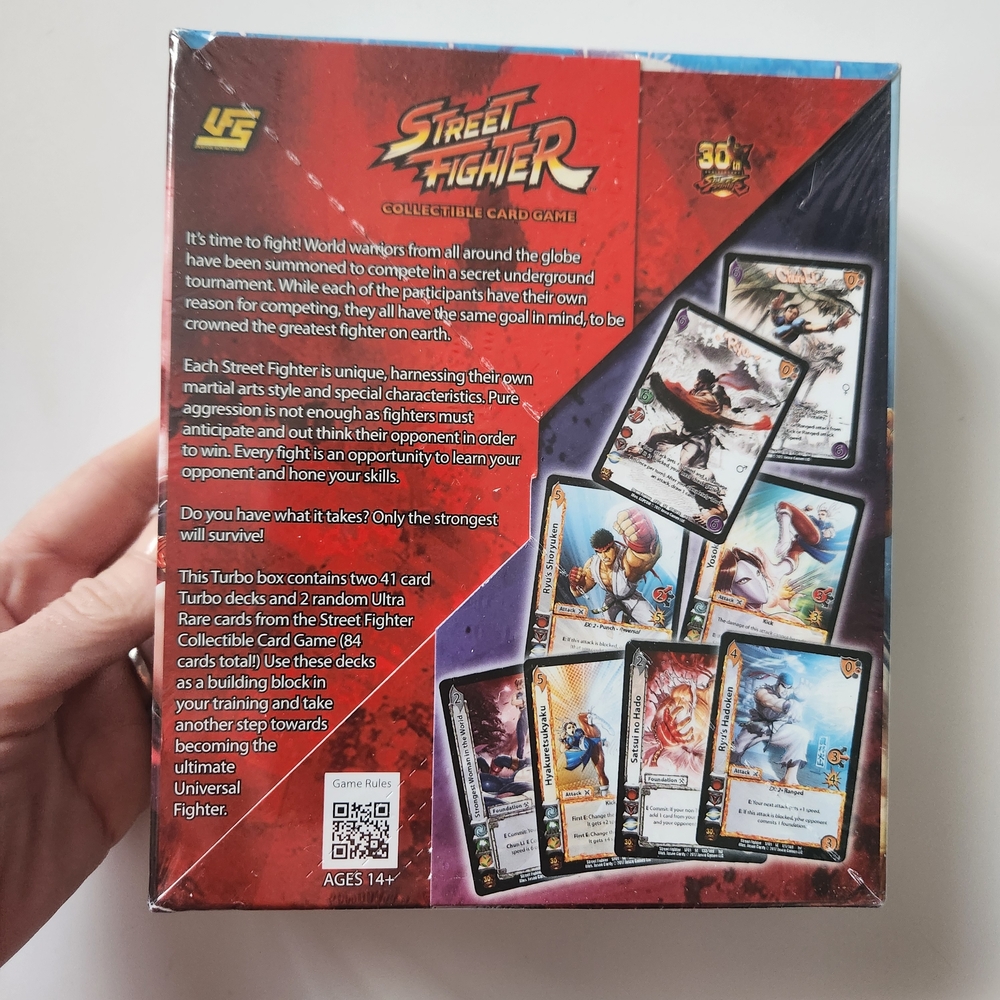 New SEALED Street Fighter 30th Anniversary Collectible Card Game - Picture 2 of 5